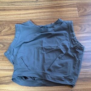 Charcoal Sleeveless Women's Muscle Tee